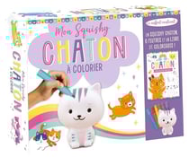 Mon squishy à colorier : chaton