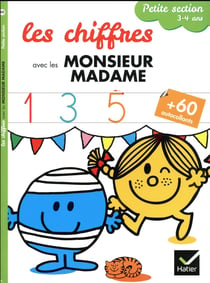 Les chiffres avec les monsieur madame - petite section - 3/4 ans