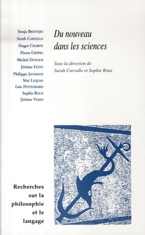 Recherches sur la philosophie et le langage n. 24 - du nouveau dans les sciences