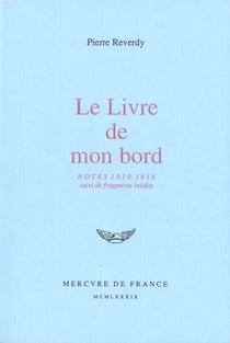 Le livre de mon bord - notes (1930-1936)