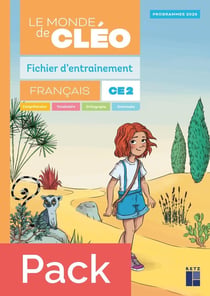 CLÉO : Le monde de Cléo - Français - CE2 - Fichier d'entraînement + Aide-mémoire (édition 2025)