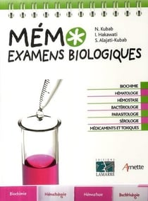 Memo Examens Biologiques.