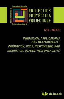 Revue projectique n.6 - innovation, usages, responsabilités