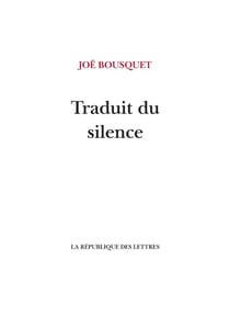 Traduit du silence