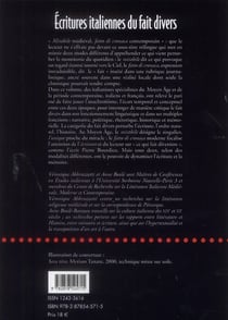 REVUE ARZANA Tome 15 : écritures italiennes du fait divers