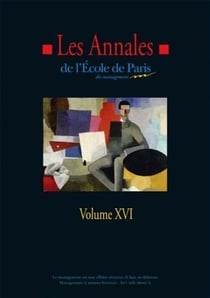 Les annales de l'Ecole de Paris Tome 16 - travaux de l'année 2009