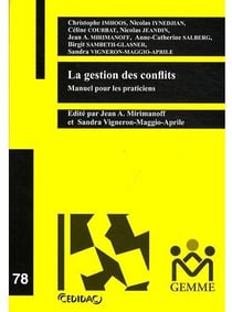 La gestion des conflits - manuel pour les praticiens