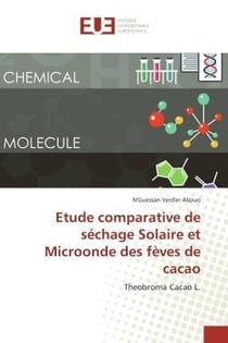 Etude comparative de sechage Solaire et Microonde des feves de cacao : Theobroma Cacao L.