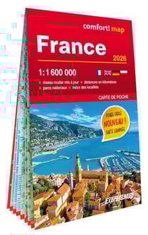 France 1/1.600.000 (carte poche format laminée)