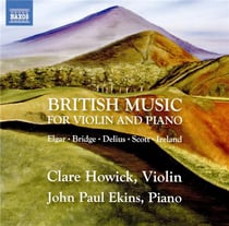 British music for violin and piano