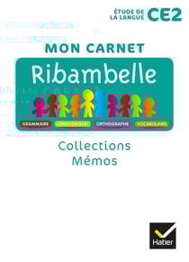 Ribambelle - edl francais ce2 ed. 2018 - mes collections/memo (pack de 5 ex.)