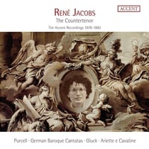 René Jacobs : le contreténor / les enregistrement accent 1978-1982