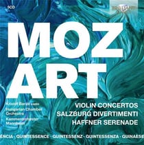 Mozart : concertos pour violon - Salzbourg divertimenti - sérénade Haffner