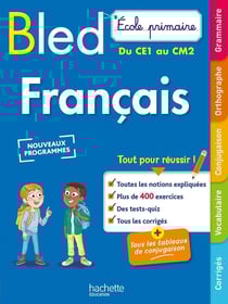 Bled école primaire français : du CE1 au CM2