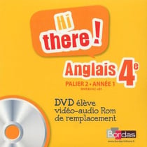 Hi there ! - anglais - dvd vidéo-audio rom de remplacement - 4e (édition 2014)