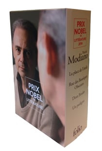 Coffret Modiano : la place de l'étoile - rues des boutiques obscures - Dora Bruder - un pedigree
