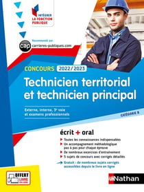 Concours technicien territorial et technicien principal (édition 2022/2023)
