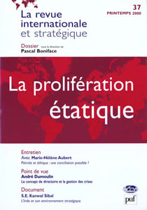 La revue internationale et strategique n.37 - la prolifération étatique