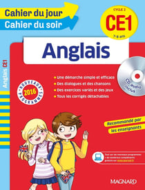 Cahiers du jour/ soir - anglais - cycle 2 - ce1 - 7-8 ans (nouveaux programmes 2016)