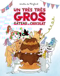 Un très très gros gâteau au chocolat