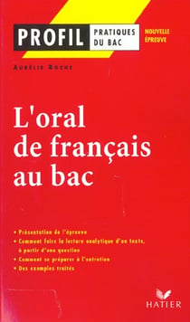 L'oral de francais au bac