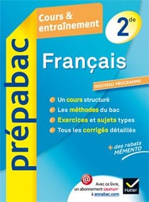 Prépabac cours & entraînement - français - 2nde