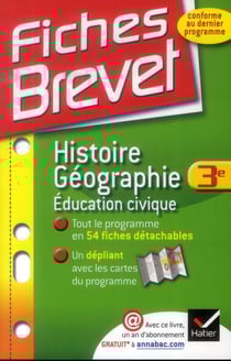 Fiches brevet - histoire-géographie-éducation civique - 3ème