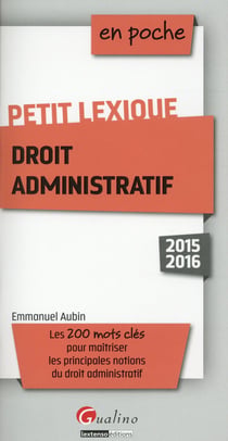 Petit Lexique De Droit Administratif