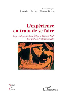 L'expérience en train de se faire : une recherche de la Chaire Unesco ICP Formation Professionnelle