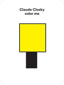 Color me - claude closky