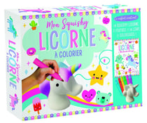 Mon squishy à colorier : licornes