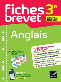 Fiches brevet Tome 5 : anglais - 3e