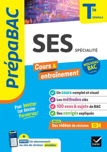 Prépabac cours & entraînement : SES, spécialité - terminale générale