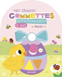 Mes grandes gommettes repositionnables - 2 ans - Pâques