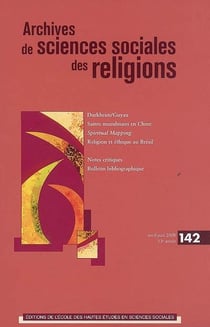 Archives de sciences sociales des religions n.142