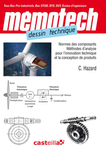 MEMOTECH : dessin technique - normes des composants, méthodes d'analyse pour l'innovation technique et la conception de produits