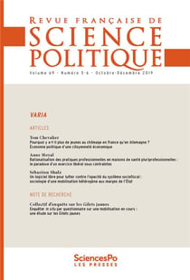 Revue francaise de science politique n.69-5
