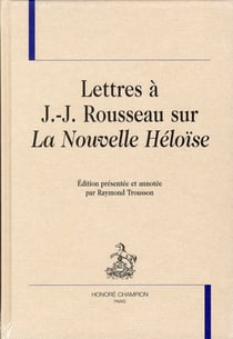 Lettres à Jean-Jacques Rousseau sur la nouvelle Héloïse