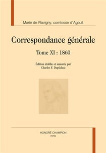 Correspondance générale t.11 - 1860