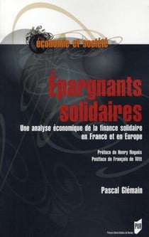 Épargnants solidaires - une analyse économique de la finance solidaire en France et en Europe