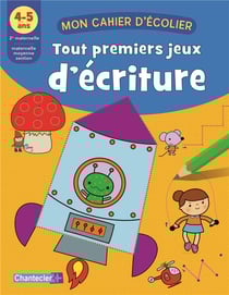Mon cahier d'écolier : tout premiers jeux d'écriture