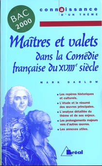 Maitres et valet 1eres l, es, s