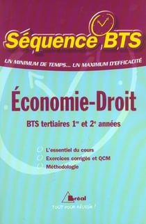 Economie droit - bts tertiaires 1e et 2e annees