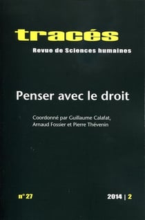 Penser avec le droit
