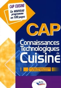 Connaissances technologiques de cuisine - CAP