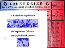 Le calendrier républicain - the republican calendar - der republicain kalender