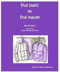 Pull blanc et pull mauve