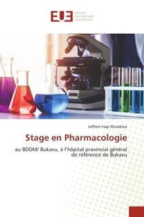 Stage en Pharmacologie : au BDOM/ Bukavu, à l'hôpital provincial général de référence de Bukavu