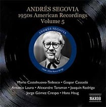 Andres segovia, guitare american recordings (volume 5)