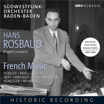Hans Rosbaud dirige des oeuvres françaises